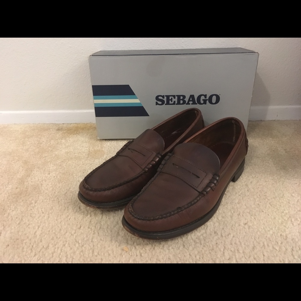 Sebago Classic Loafer Brown Oil finish Size 10 D